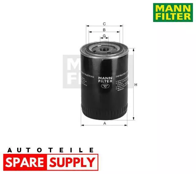 Oil filter MANN FILTER W 950/17