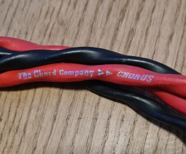 PAIR OF 1 METRE CHORD COMPANY CHORUS XLR INTERCONNECTS Exc CONDITION £