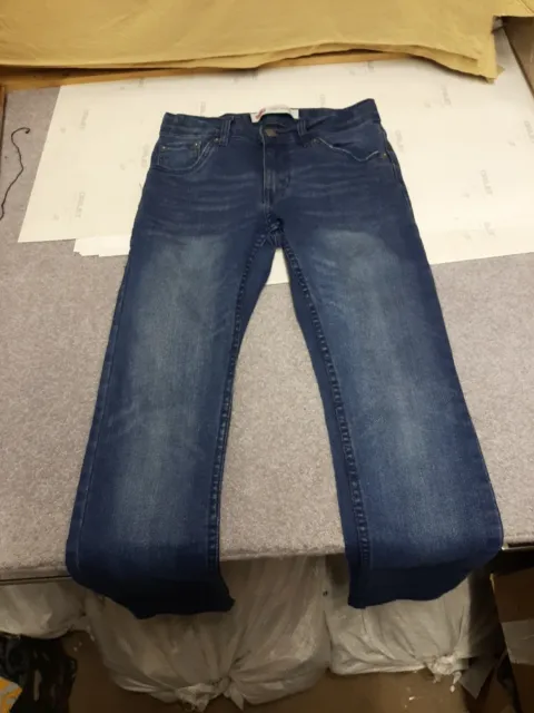 LEVI'S 510 Boys Jeans Skinny Blue Denim Slim Skinny Size 12