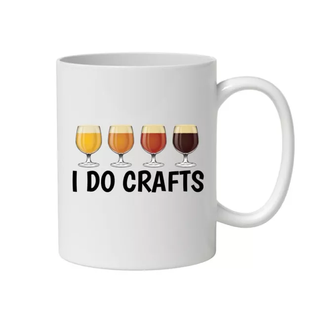 I Do Crafts  Craft Beer Bar Mug Personalised Gift Customised Name message