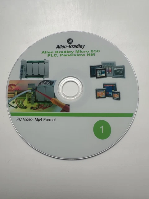 ALLEN BRADLEY MICRO 850 PLC Panelview HMI lessons .Mp4 £23.50 - PicClick UK
