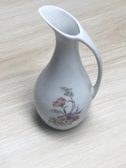 Gerold Porzellan Bavaria W Germany 5 1/2” Porcelain Bud Vase Flower Image