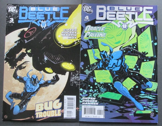 Blue Beetle #3 & #4 (2006 series) 1st cameo and full appearance of La Dama VF/NM
