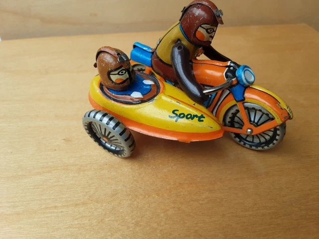 Blechspielzeug Motorrad ZZ.