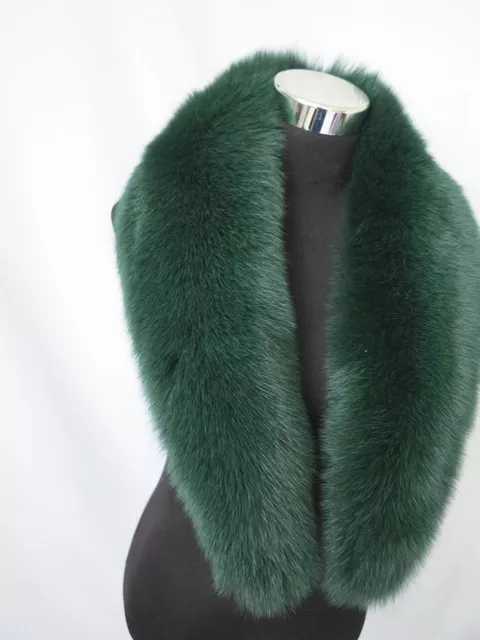 100% Real fox fur collar/neck wrap/scarf/ women jacket collar sleeve covers