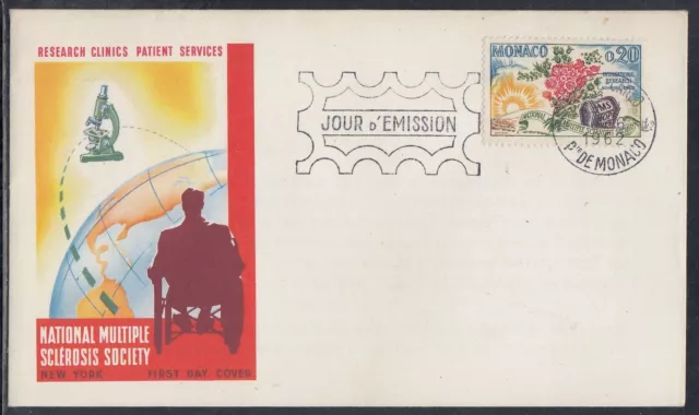 Monaco Scott 506 FDC - National Multiple Sclerosis Society