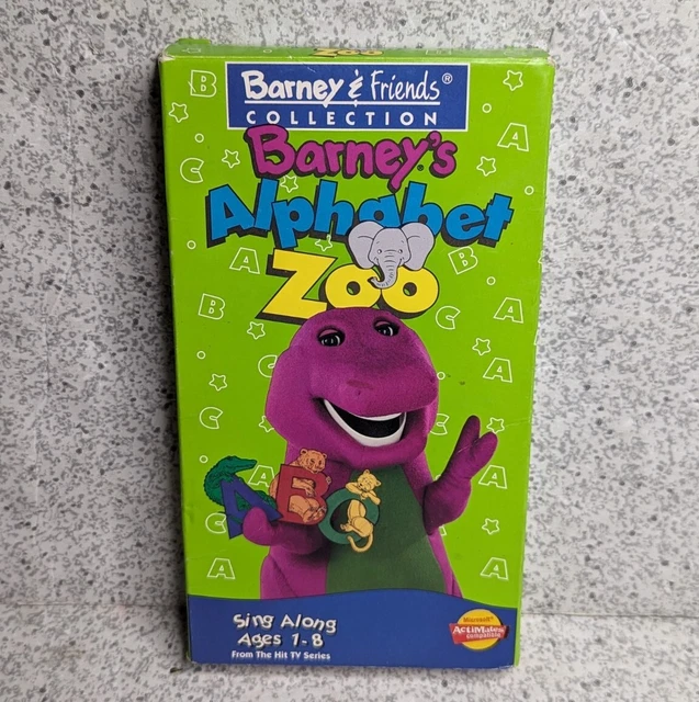 BARNEY'S ALPHABET ZOO VHS Barney & Friends Collection Vintage 1994 EUR