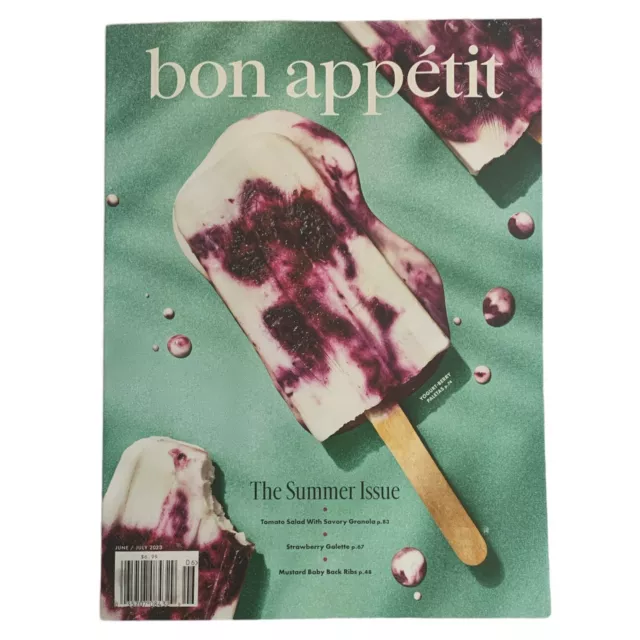 Bon Appetit Magazine June July 2023 The Summer Issue Yogurt Berry Paletas Ribs