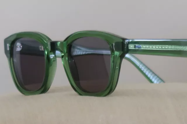 Cubitts Carnegie Sunglasses Translucent Green Chrome A Holiday & Fashion Classic