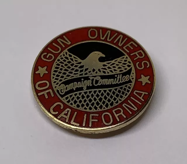 Vintage Gun Owners Of California Campaign Committee Lapel Pin (126)