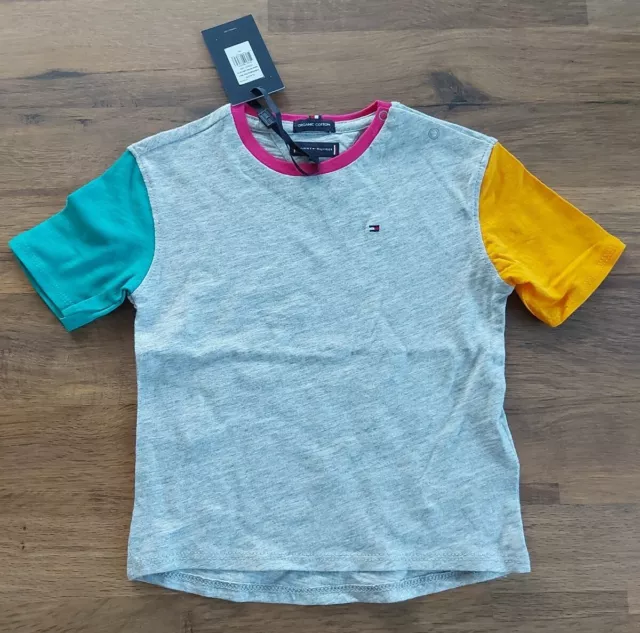 Tommy Hilfiger Baby Colour Block Cotton T-shirt 9-12m