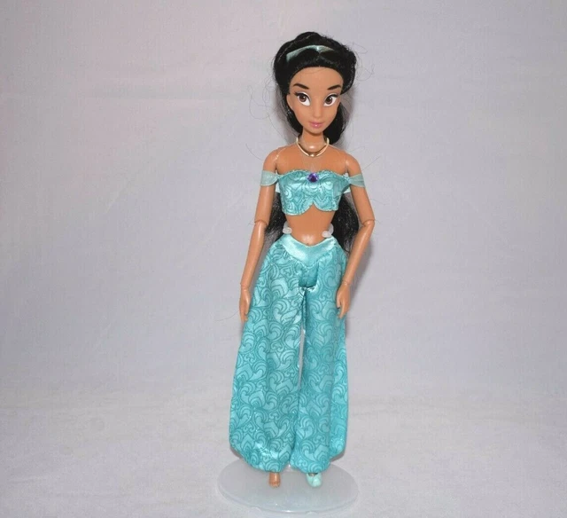 DISNEY STORE PRINCESS Jasmine Doll Aladdin Classic Collection 12" AC8 £ ...