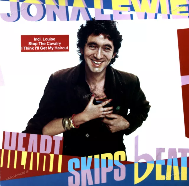 Jona Lewie - Heart Skips Beat LP 1982 (VG/VG) .