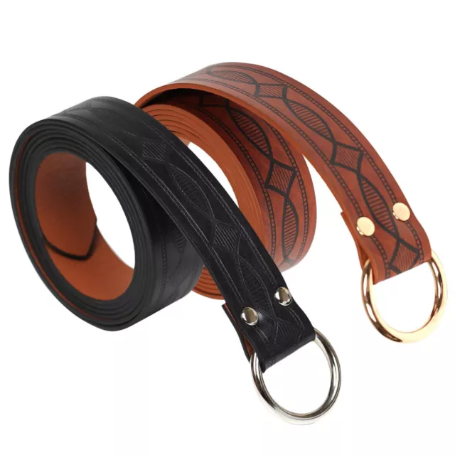 Medieval Viking Belt PU Leather Renaissance Knight Ring Nordic Pirate Belt LARP