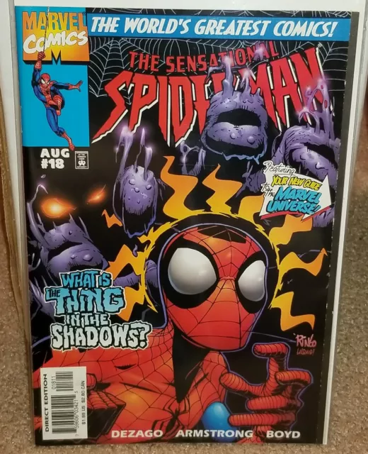 sensational Spiderman 18 vol.1 nm condition