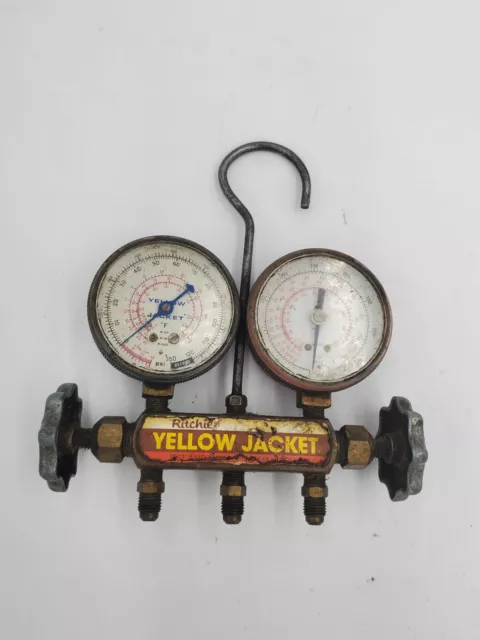 Ritchie Yellow Jacket AC Manifold Gauge Set