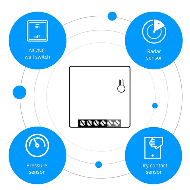 Wireless Dual Control Smart Switch MINI2 Zum Selbermachen Timer und Sprachsteuerung unterstützt