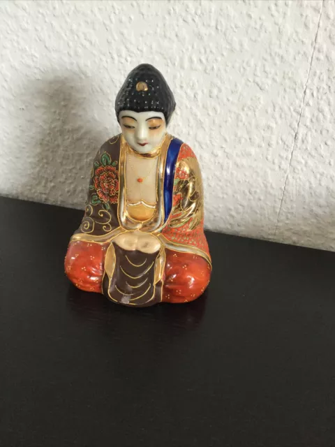 Asiatika Japan Satsuma Kunst Porzellan Buddha