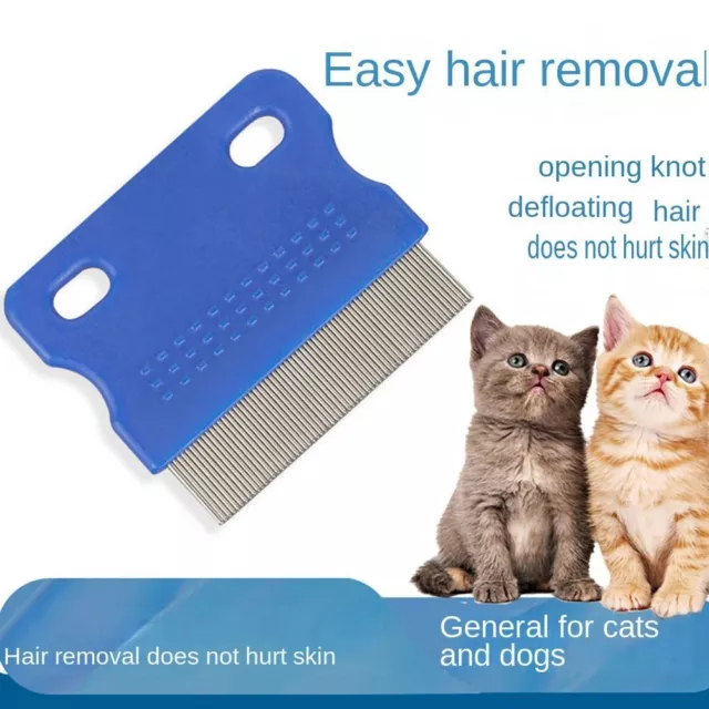 Dog Pet Nit Lice Eggs  Removal Fur Removal Brush Flea Rakes Hair Shedding Comb