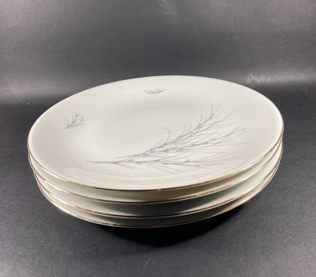 Royal Albert Old Country Roses - Lot De 4 Assiettes En Porcelaine Fine 20 Cm, Motif Roses Anglaises Avec Bordure Or 22 Carats