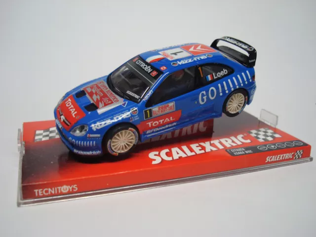 SCALEXTRIC 6231 Citroën Xsara WRC Loeb Tapografiado Open Slot Car 1:32 SCX