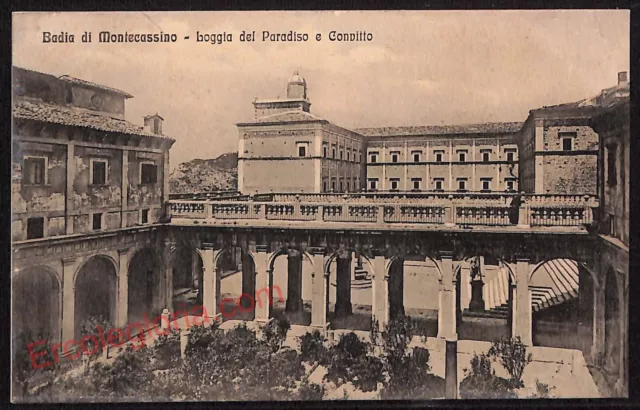 ag0705 - CARTOLINA D'EPOCA - Frosinone Provincia - Montecassino