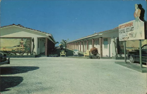 St. Petersburg,FL Buccaneer Hotel Court Pinellas County Florida Chrome Postcard