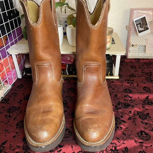 LAKE OF THE Woods Western Brown Boots Mens Size 10D £41.62 PicClick UK