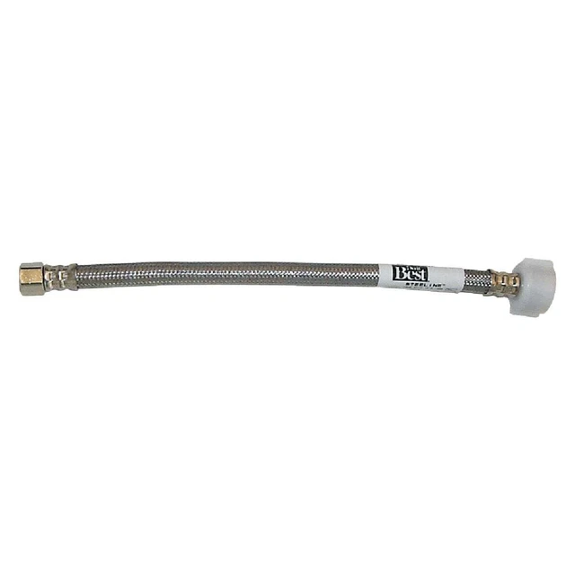 B&K 3/8 In. FC x 7/8 In. BC x 12 In. L Toilet Connector 496-103 Pack of 20 B&K