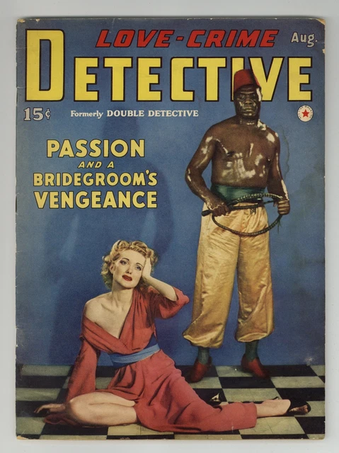 Love-Crime Detective Pulp Aug 1942 Vol. 1 #1 GD+ 2.5