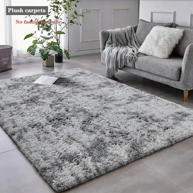 Fluffy Rug Ultra Soft Shaggy Carpet For Bedroom Living Room Big Area Rugs