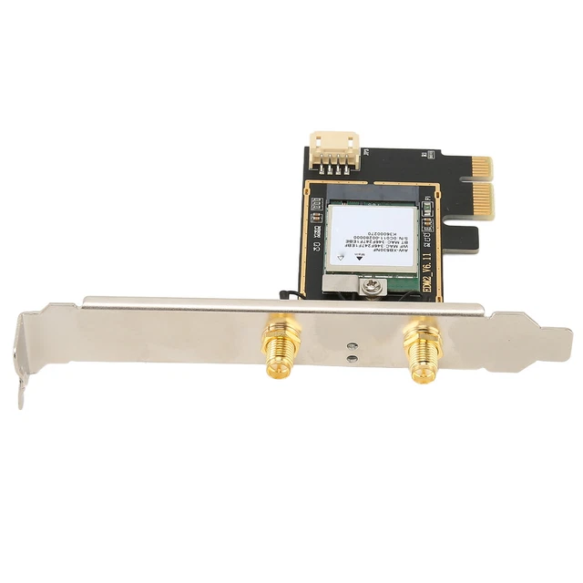 Scheda WiFi 1200 Mbps doppia antenna PCIe adattatore di rete wireless 4