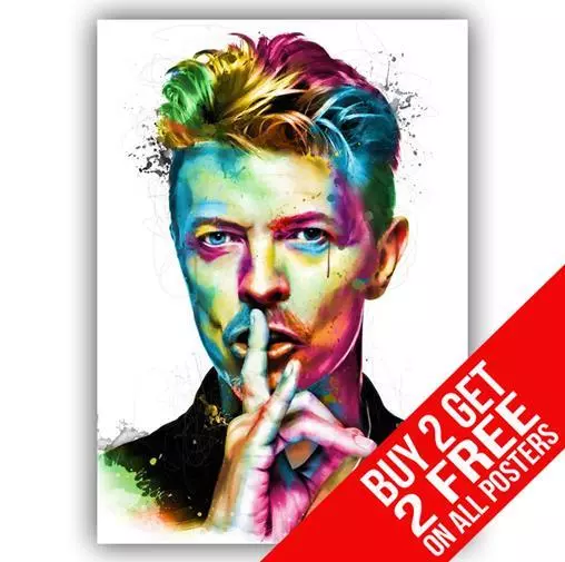 David Bowie Ziggy Stardust Poster Art Print A4 A3 Size - Buy 2 Get Any 2 Free