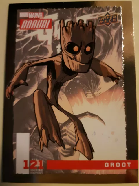 2016 Upper Deck Marvel Annual - [Base] - Gold #121 SP - Groot