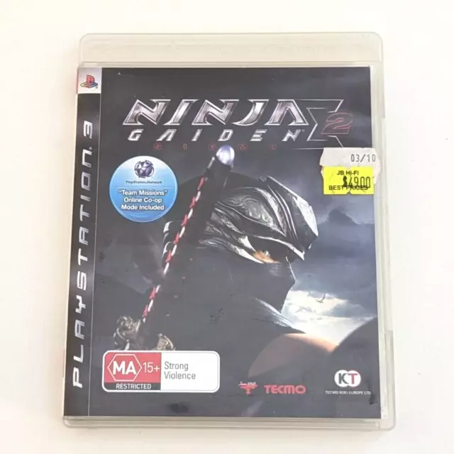 Very Good! Genuine PlayStation 3 PS3 Ninja Gaiden Sigma 2 PAL AUS CIB Complete