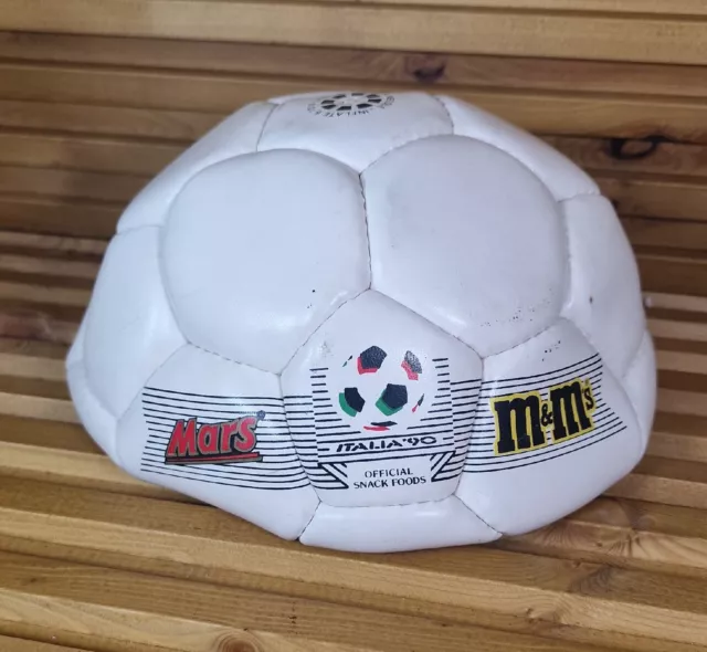 Italia World Cup 1990 Mars And M&Ms Official Football Rare Fa And Fifa Approved