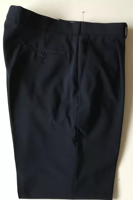 MEN’S MARKS & Spencer's Tapered Single Pleat Trousers. Navy. Waist 34 ...