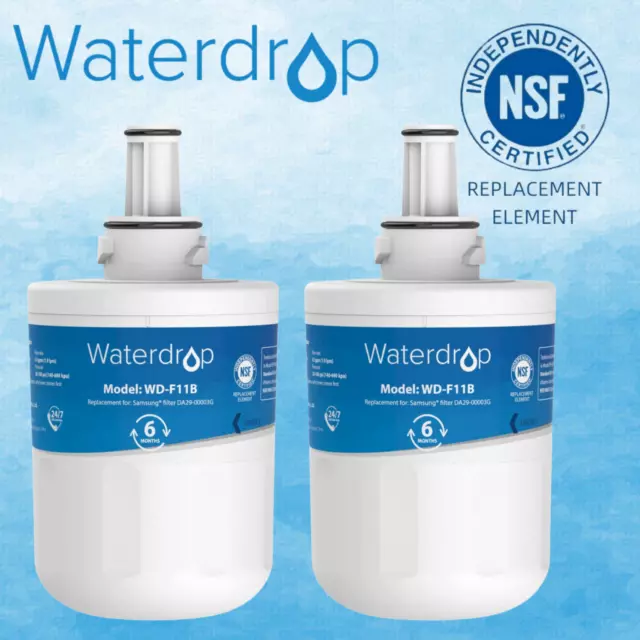 Waterdrop DA29-00003G Refrigerator Water Filter, Replacement for Samsung (2)