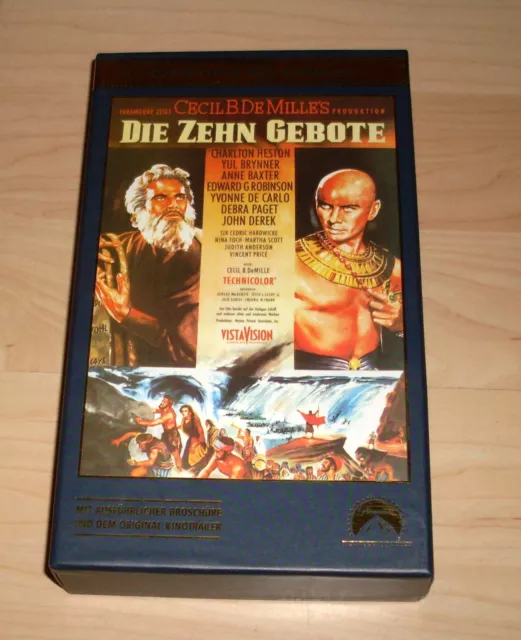 VHS Film - Die Zehn Gebote - Charlton Heston - Klassiker Videokassette ( 10 )