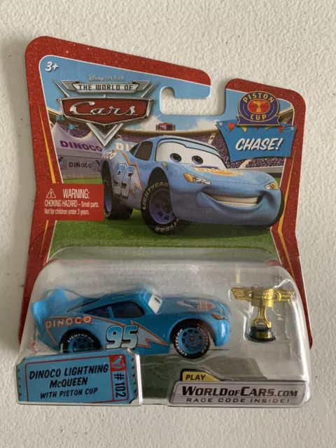 Disney World of Cars Dinoco The King w/ Piston Cup Trophy Chase Toy Car #101