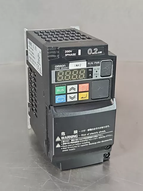 Omron 3G3MX2-A2002-V1 Motor Drive Multi-Function Compact Inverter (BIN4.4.5)