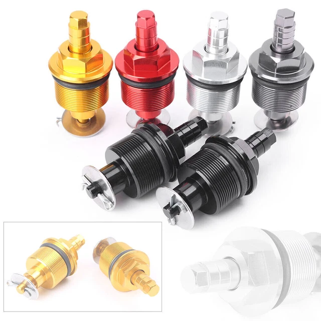 Bulloni forcella regolatori precarico CNC per Honda CBF125 2 pz alluminio nuovo