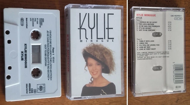 K7 Audio KYLIE MINOGUE " I SHOULD BE SO LUCKY "1988 HOLLAND CASSETTE TAPE MINT