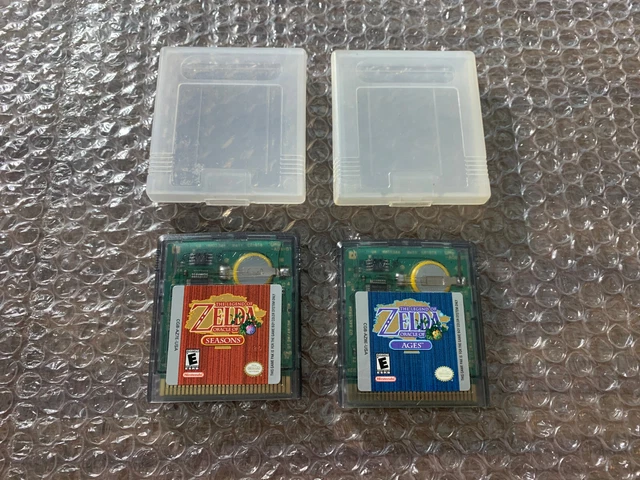 Legend of Zelda: Oracle of Ages + Seasons (Nintendo GameBoy Color LOT) -- Tested Legend of Zelda: Oracle of Ages + Seasons (Nintendo GameBoy Color LOT) -- Tested
