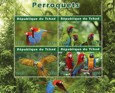 Timbres Collection Perroquets - 25 Motifs Divers Oiseaux - Qualité PROPHILA - Pour Philatélistes