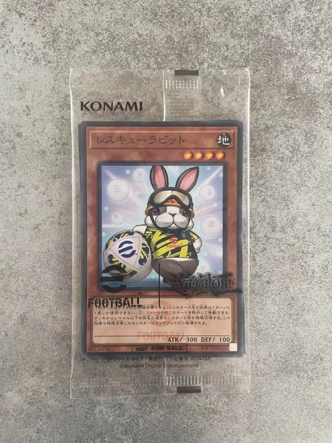 RESCUE RABBIT & Neymar Jr - 2025 eFootball Promo Set Sealed pack Yu-Gi ...