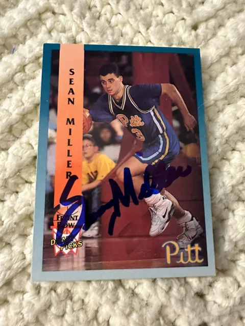 SEAN MILLER SIGNED Basketball Trading Card Xavier Musketeers Pitt ...