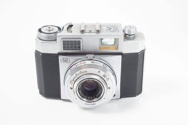 Appareil Photo Argentique Compact Zeiss Ikon Avec Objectif Tessar - Pour Pièces Détachées / Ne Fonctionne Pas