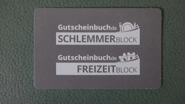 GUTSCHEINBUCH GUTSCHEIN SCHLEMMERBLOCK 2025 Freizeitblock 2025 | alle