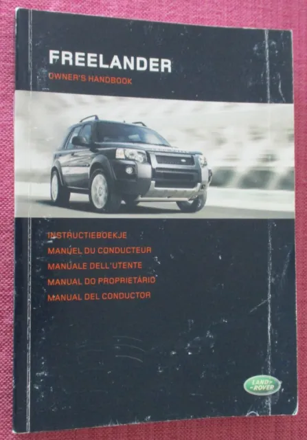 (2005 Druck) Land Rover Freelander (2003 - 2006) Besitzerhandbuch - Handbuch